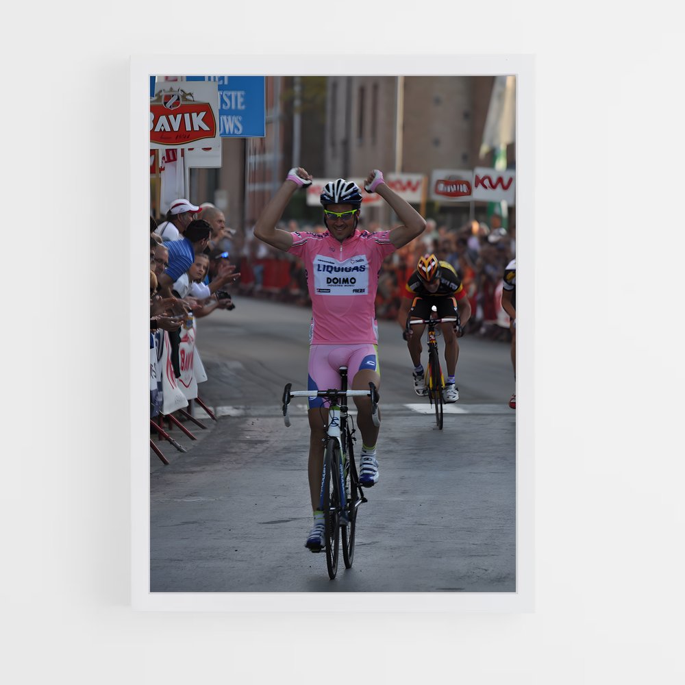 Poster La Réflexion du Cycliste – affiche Cyclisme (vue 3)